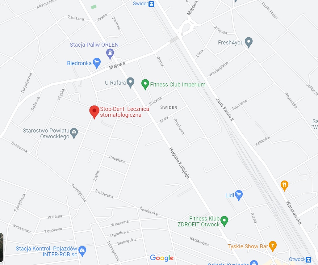 Mapa dojazdu